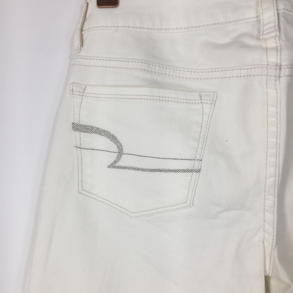 American Eagle White Skinny Kick Jeans 2 Reg, NWOT - Picture 8 of 10